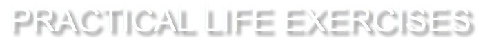PRACTICAL LIFE EXERCISES